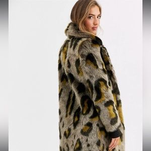 Leopard Print Coat
